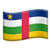 🇨🇫 flag: Central African Republic display on Apple